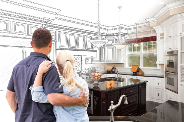 Professional Cabinet Refacing technician working in Conroe, TX